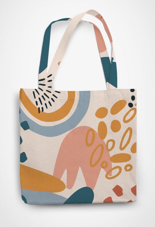 Aesthetic abstract  Patterned Tote Bag