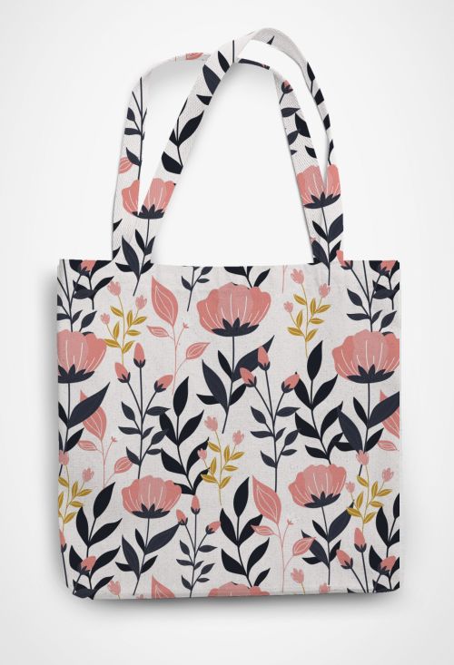 Aboli flowers i Patterned Tote Bag