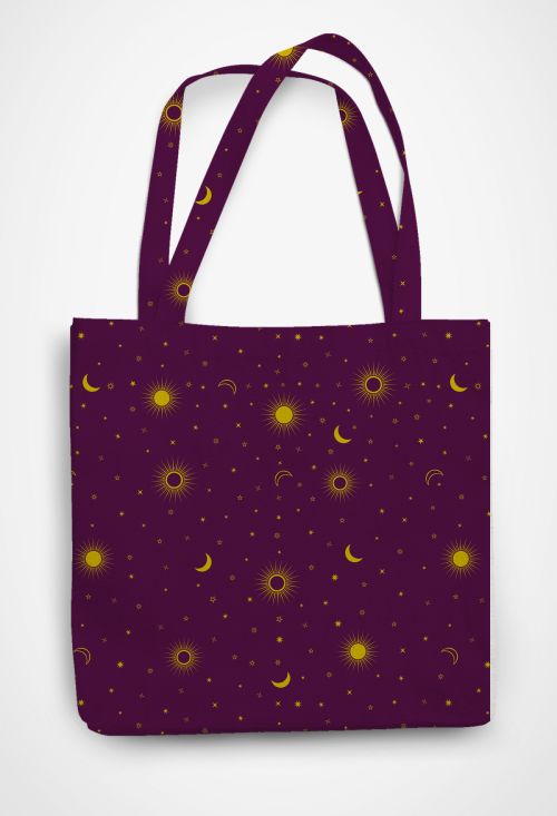 Mulberry Sky Patterned Tote Bag