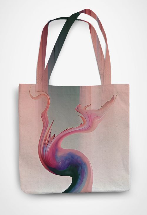 FISH Patterned Tote Bag