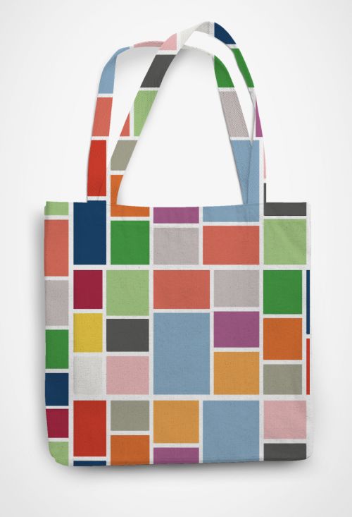 Colour Pattern Patterned Tote Bag