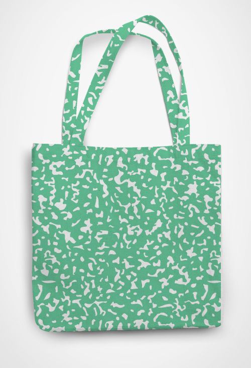 Go Green - Patterned Tote Bag