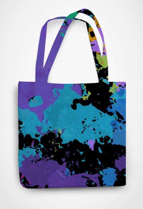 MAD COLOURS Patterned Tote Bag