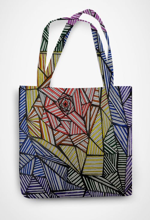 Uljhanein  Patterned Tote Bag