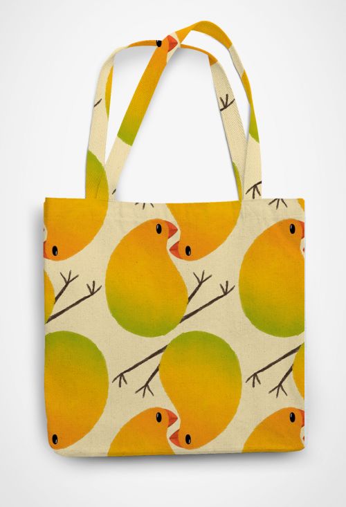 Flamango Patterned Tote Bag