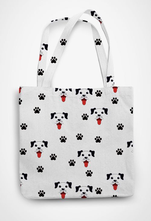 Doggo Patterned Tote Bag