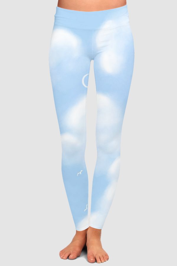 Limitless skies  High-Waisted Leggings