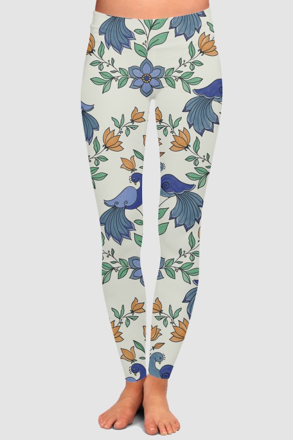 Peacock Pride High-Waisted Leggings