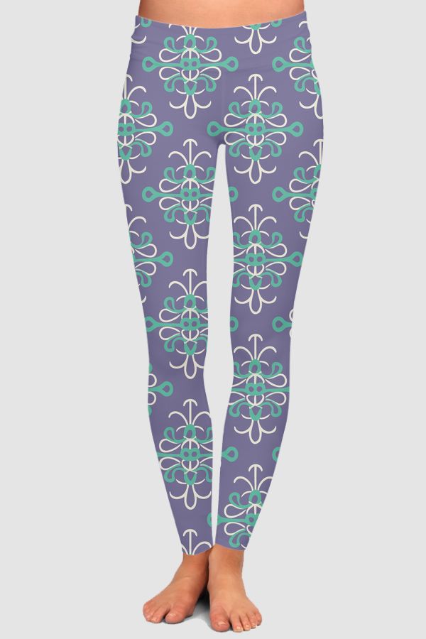 abstract art High-Waisted Leggings