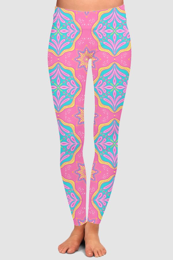 Blossom Carnival High-Waisted Leggings