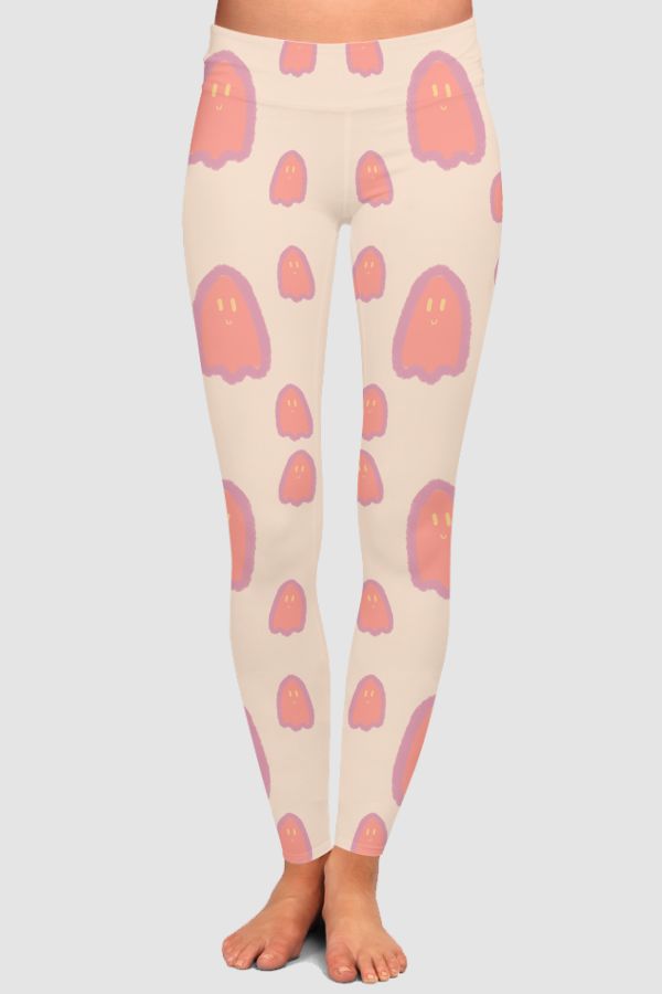 Ghosty cute High-Waisted Leggings