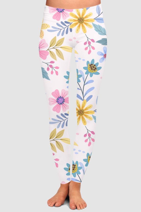 Floral High-Waisted Leggings