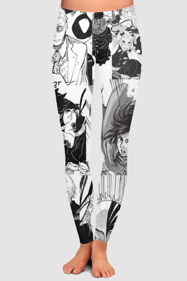 Manga Anime - JJK, AOT, Gojo High-Waisted Leggings