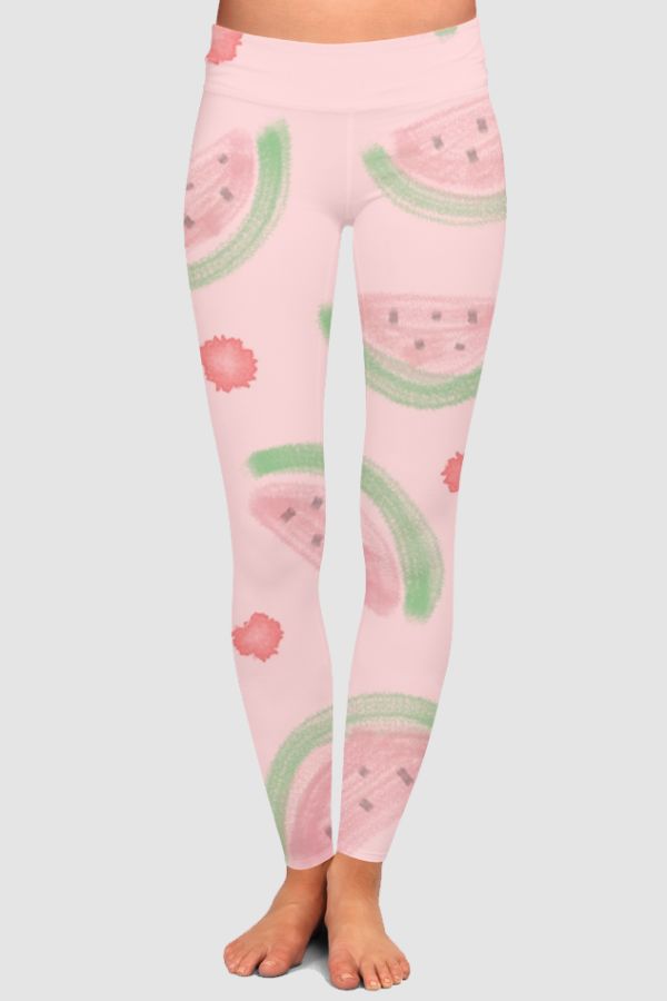 Watermelons High-Waisted Leggings