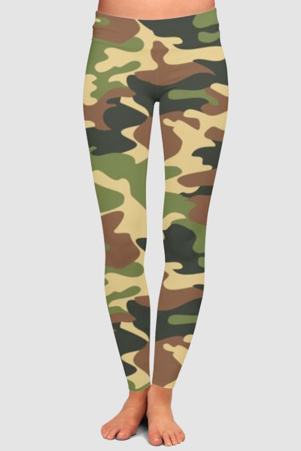 Cargo army love - High-Waisted Leggings - Frankly Wearing