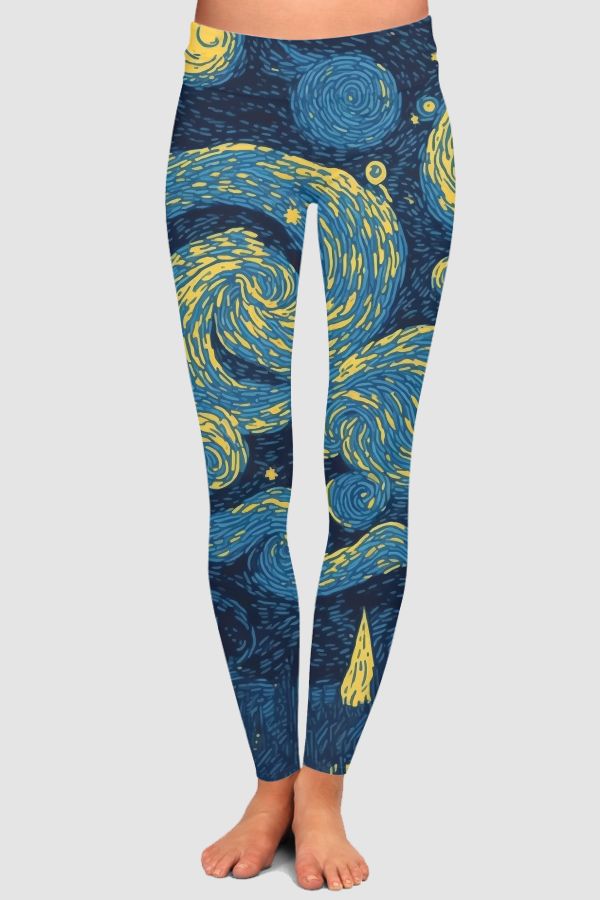 The Starry Night High-Waisted Leggings
