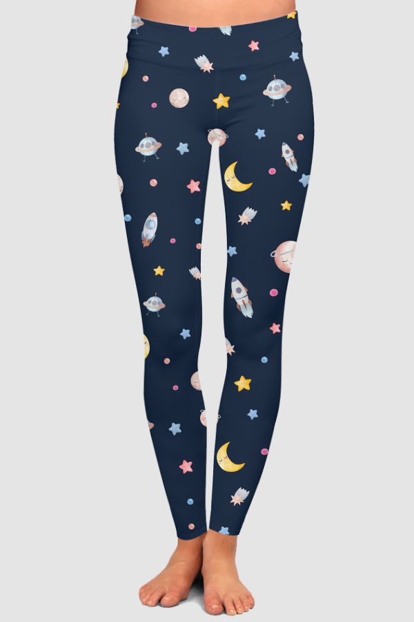 Space High-Waisted Leggings