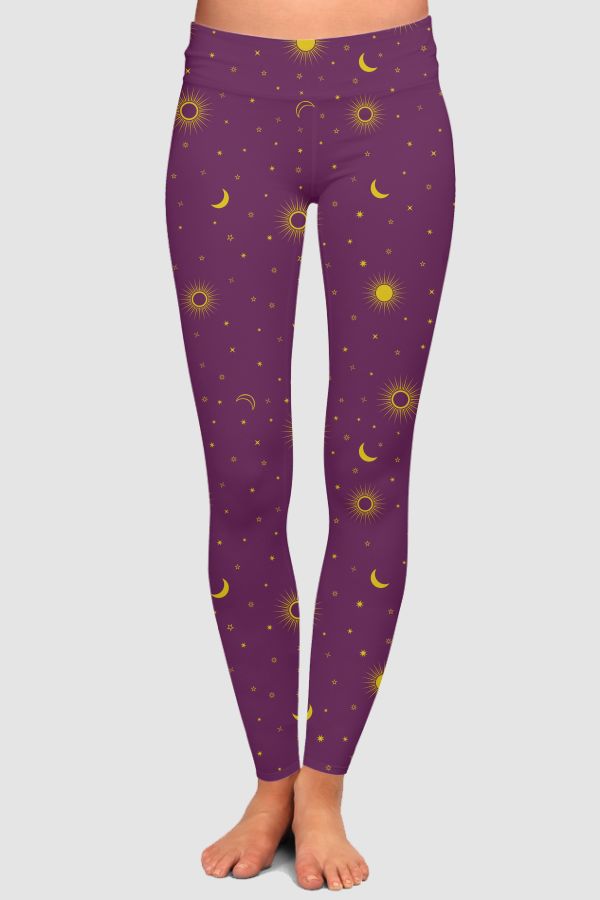 Mulberry Sky High-Waisted Leggings