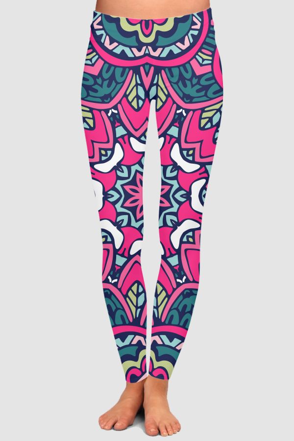 Sacred Mandala High-Waisted Leggings