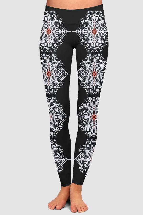 Psychoactive  High-Waisted Leggings