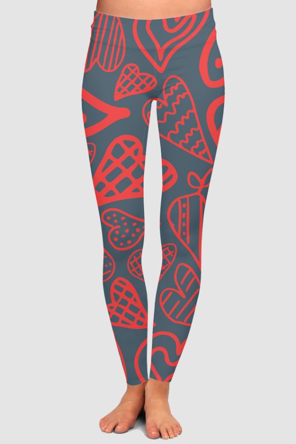 All Over Print Design - 09 High-Waisted Leggings