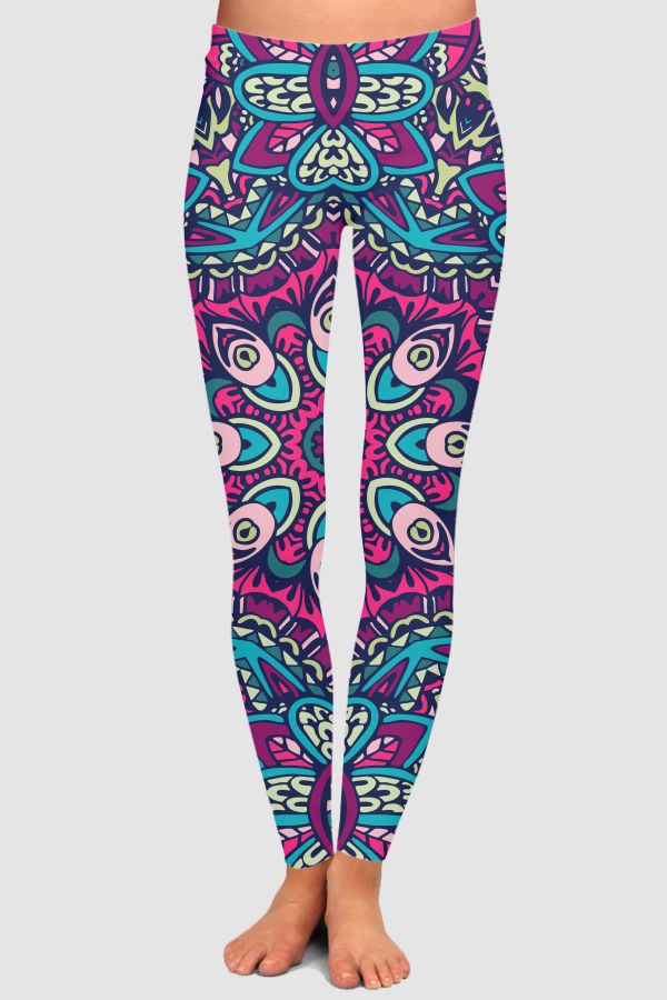 Multi-Colour Legging High-Waisted Leggings