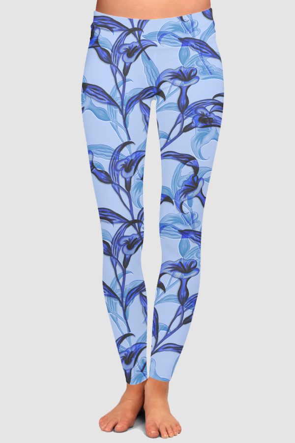 BluePool Lilly Florals High-Waisted Leggings