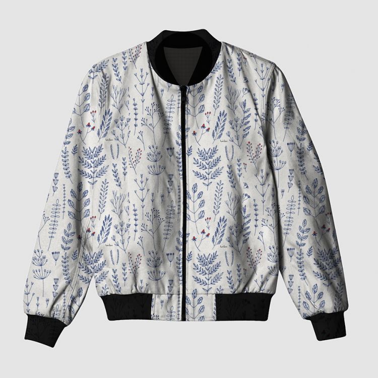 Floral pattern  Bomber Jacket