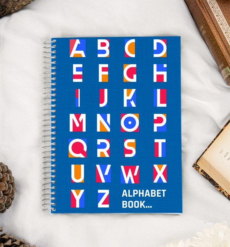 Alphabet Book, Note Book  A5 Notebook