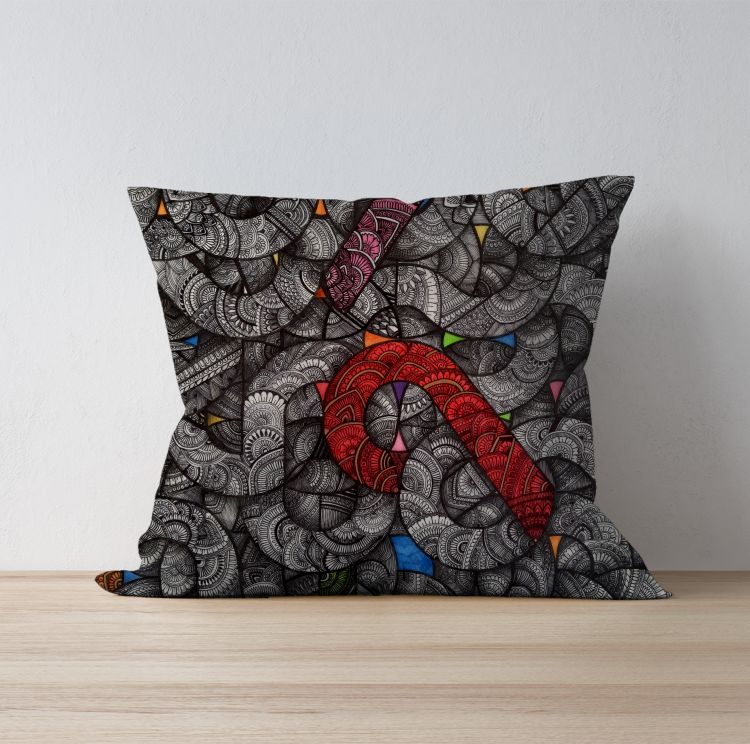 Looped! Cushion Cover