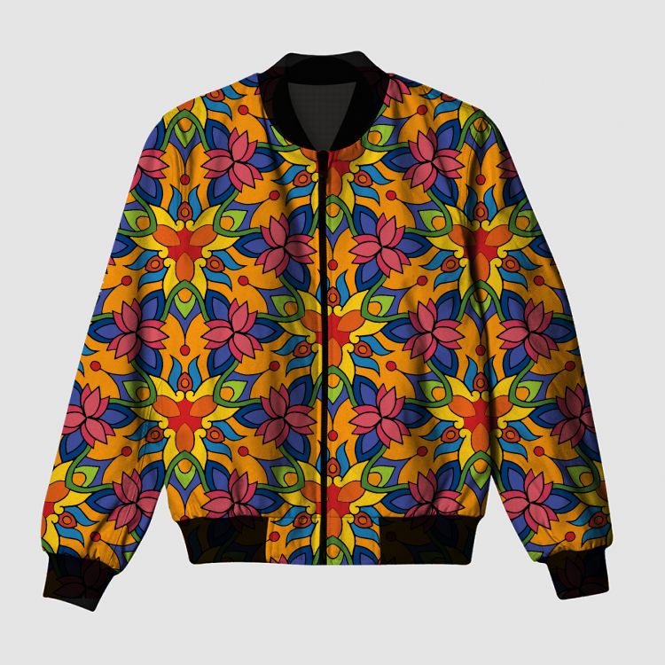 Floral bliss Bomber Jacket