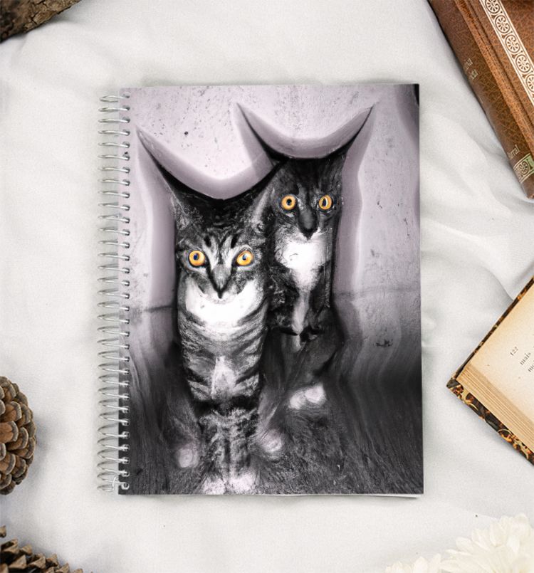 Zombie Cats A5 Notebook