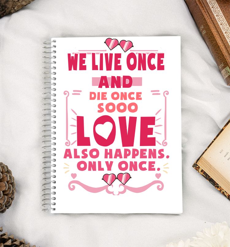 Love Once A5 Notebook