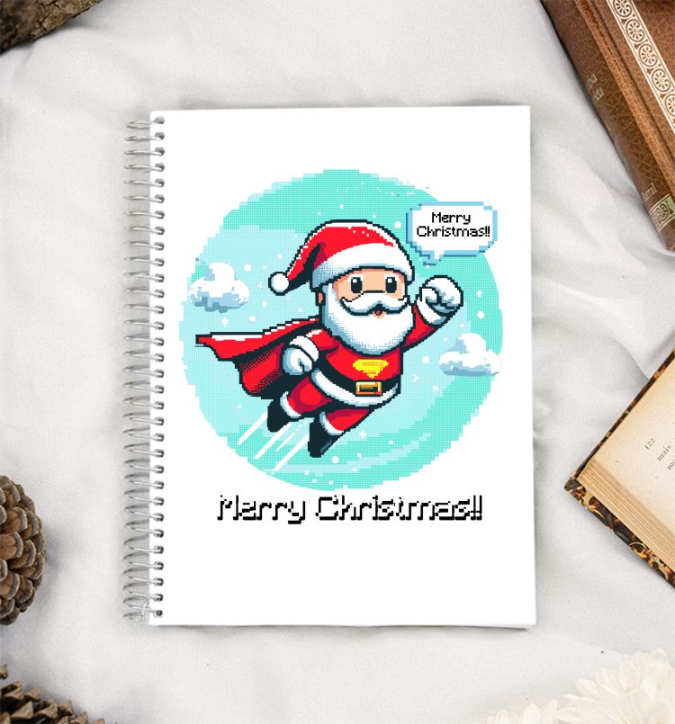 Merry Christmas A5 Notebook