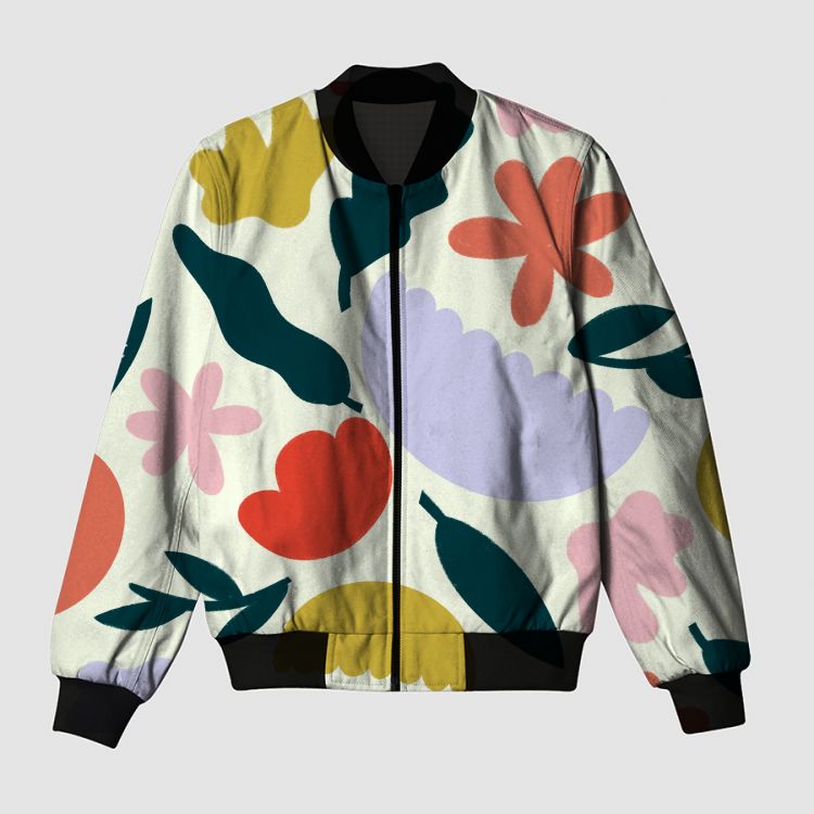 Floral design  Bomber Jacket