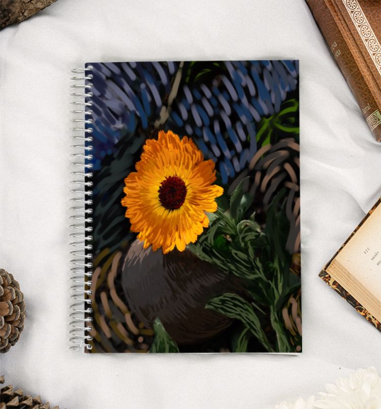 VANGOGH calendula A5 Notebook
