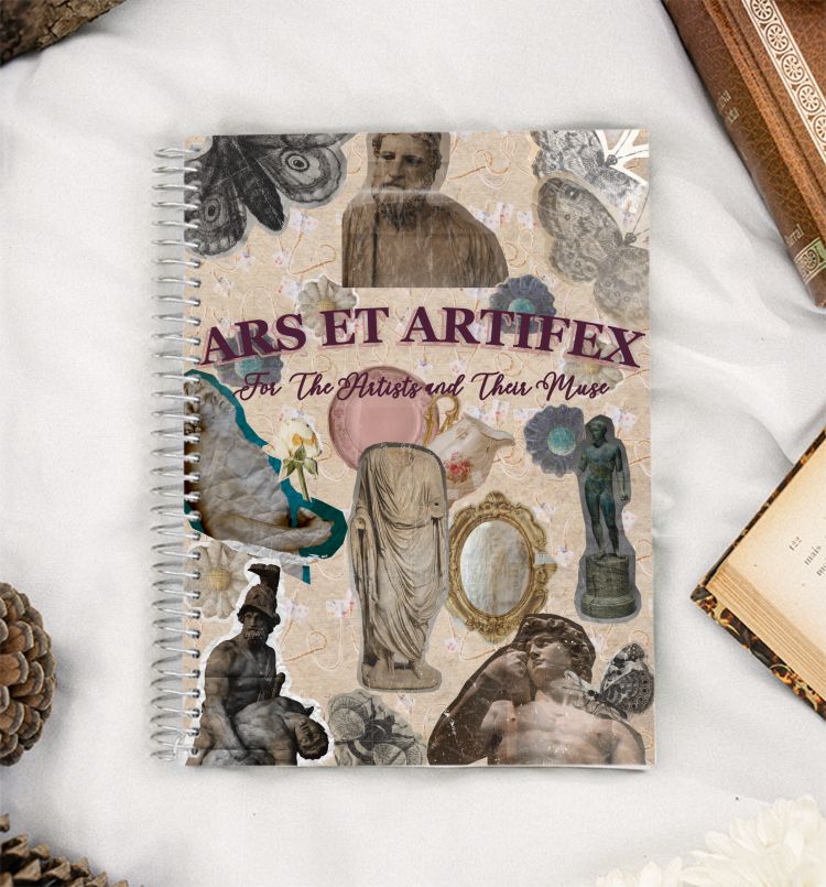 Art and the Artist Vintage A5 Notebook