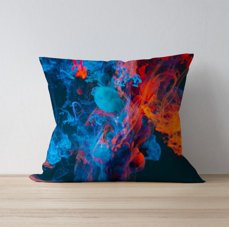 Colorful Cascade  Cushion Cover