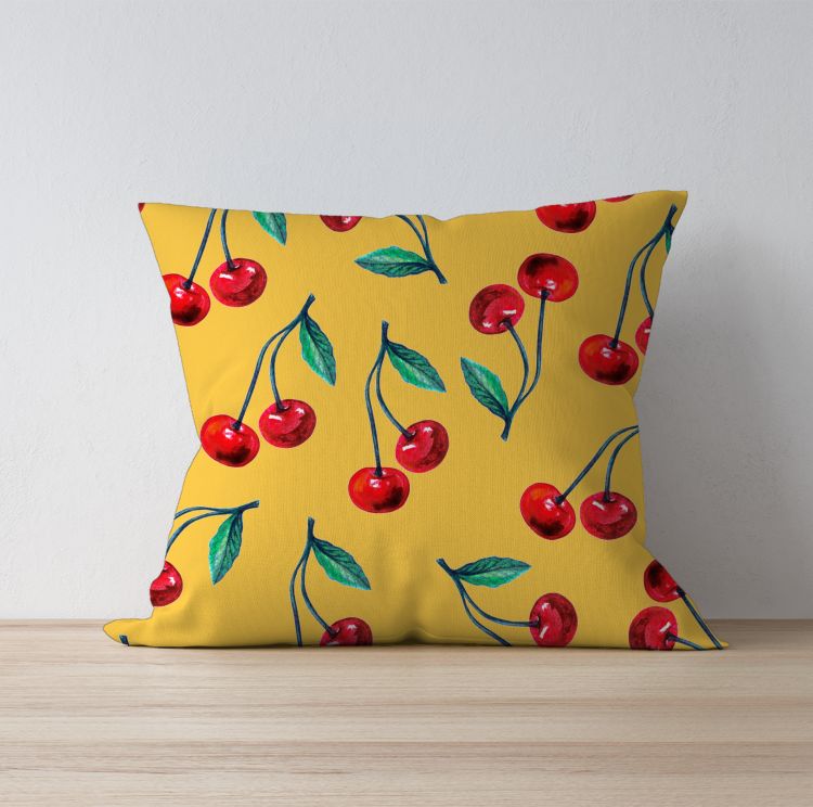 Cherries Cushion Cover