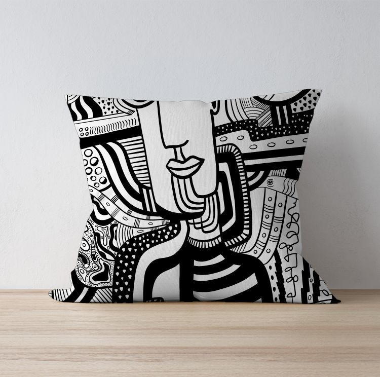 Big Pattern Cushion Cover