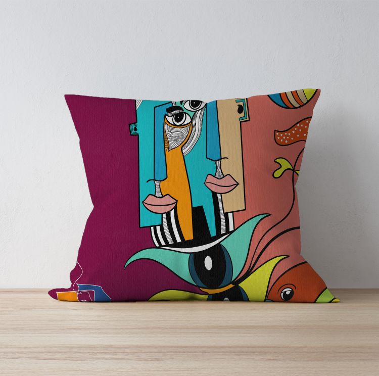 Abstract Eye Cushion Cover