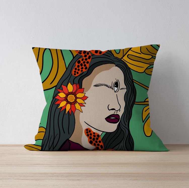 One Eye Cushion Cover