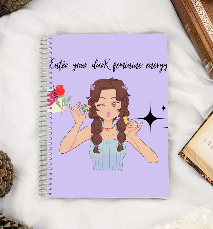 Feminine energy A5 Notebook