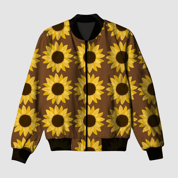 Sunflower summer Bomber Jacket