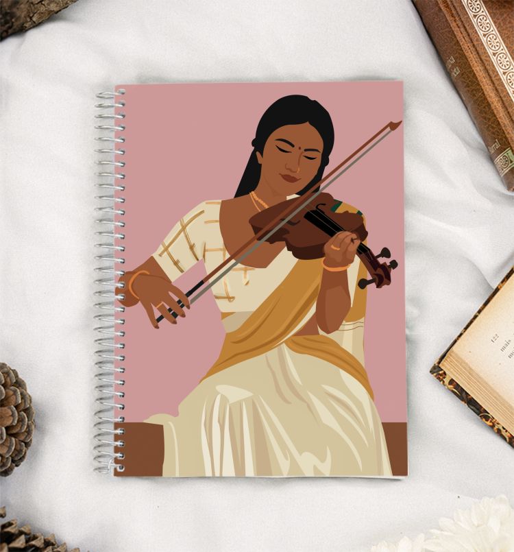 Indian women illustration  A5 Notebook