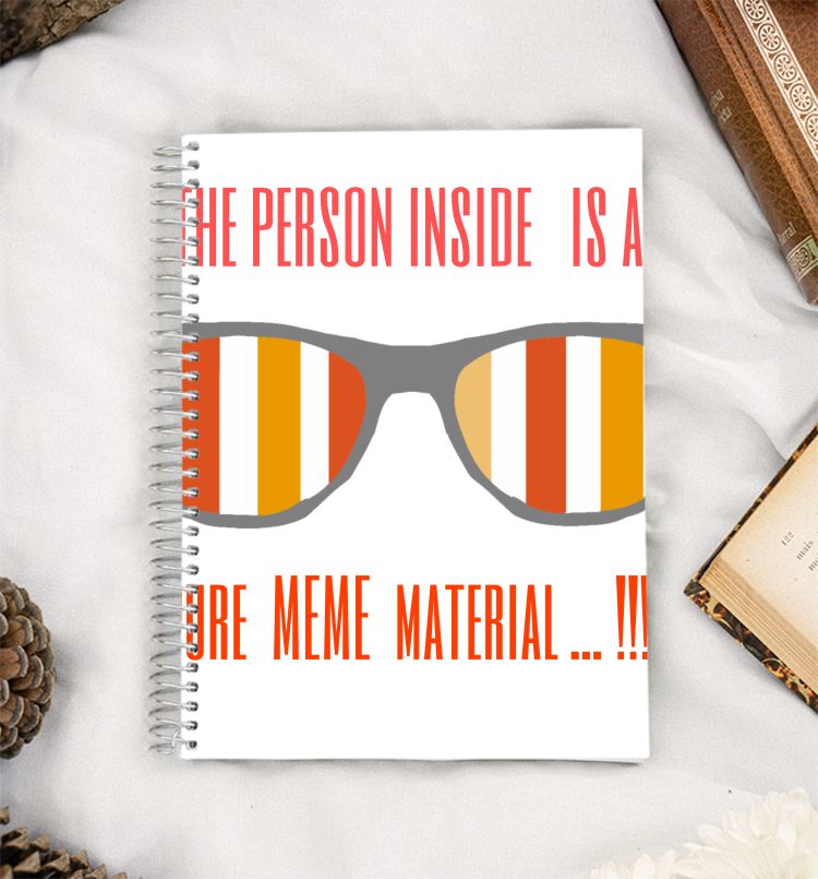 Pure meme material A5 Notebook