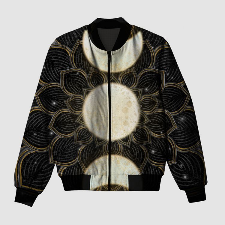 Moon Phases Bomber Jacket