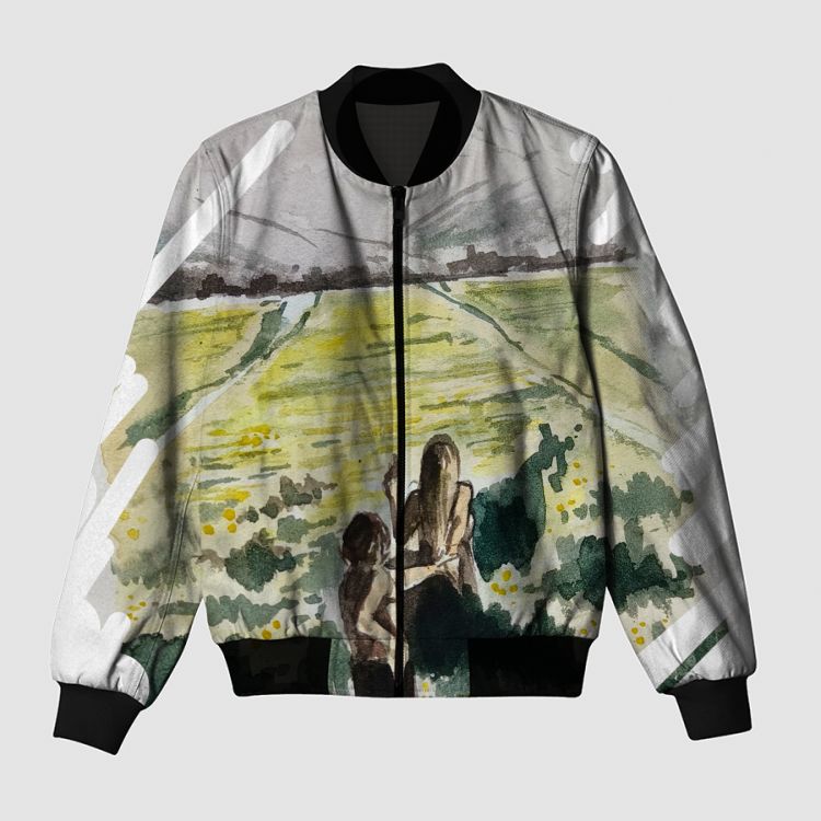 Travel art Bomber Jacket
