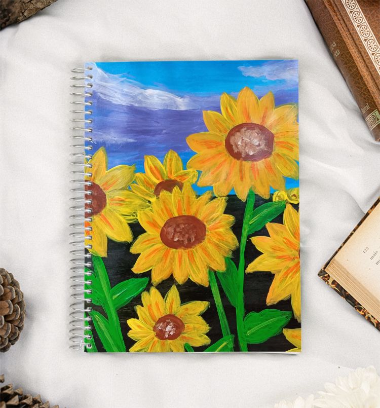 Sunflower  A5 Notebook