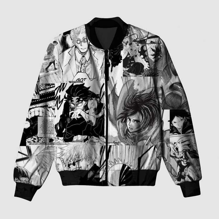 Manga Anime - JJK, AOT, Gojo Bomber Jacket